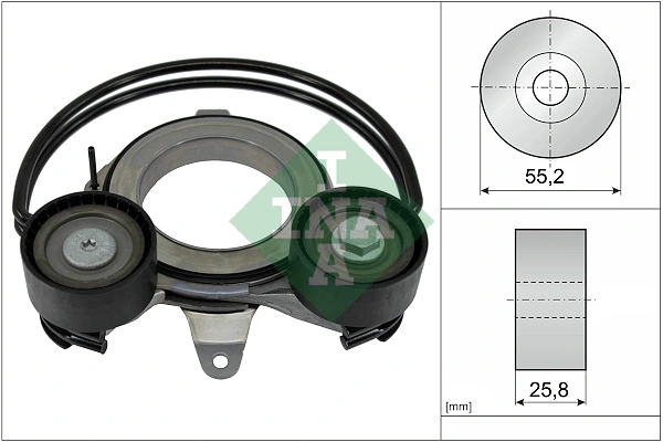Belt Tensioner, V-ribbed belt